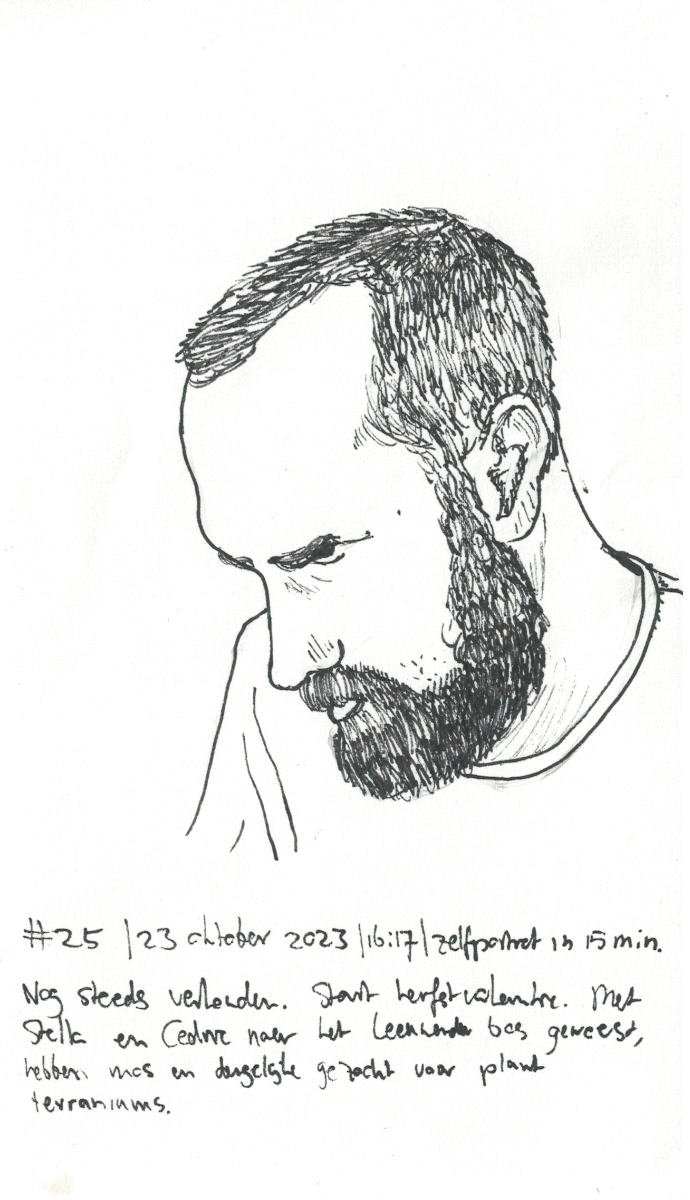 Zelfportret #001 door Edward Kobus
