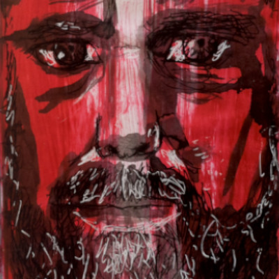 Zelfportret #590 door Edward Kobus (thumbnail)